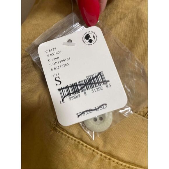 Free People Pleated Shorty Pull On Shorts Size S - Picture 9 of 9